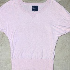 American Eagle Baby pink dolman top